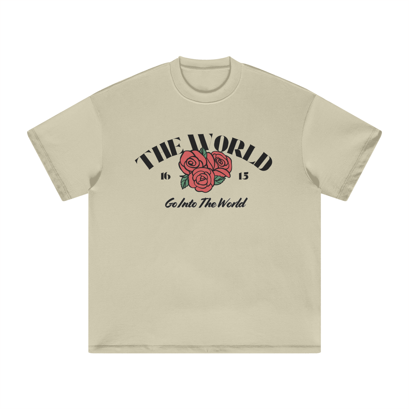 ROSE WORLD TEE (LIGHT COLORWAY)