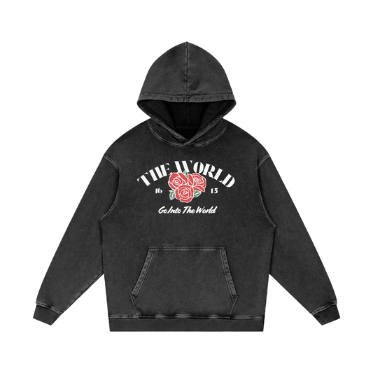 ROSE WORLD VINTAGE HOODIE