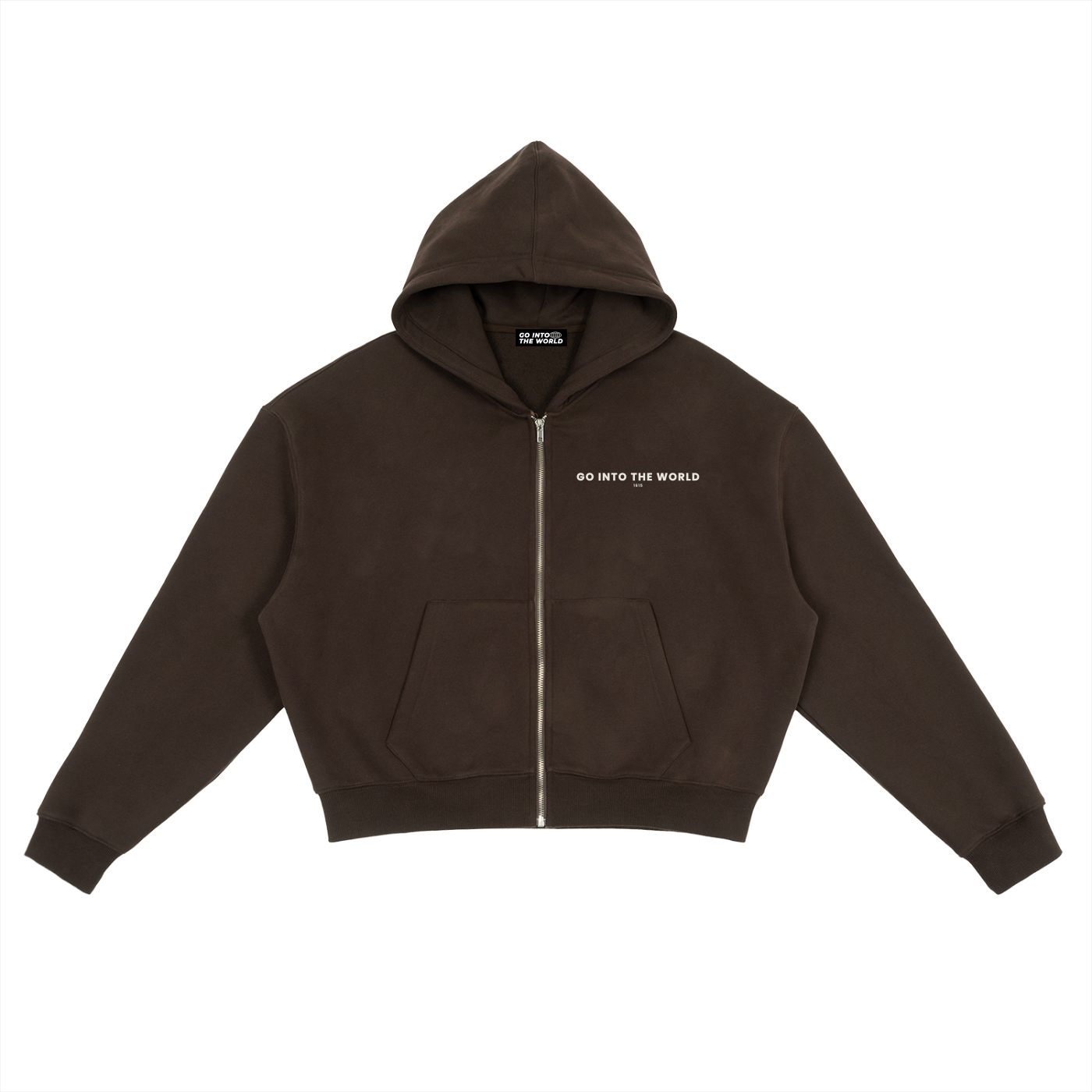 ESSENTIAL BOX ZIP HOODIE