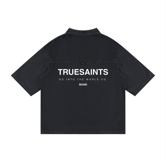 TRUE SAINTS BUTTON UP