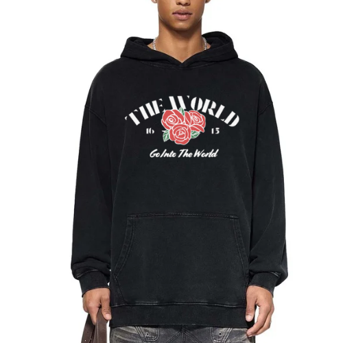 ROSE WORLD VINTAGE HOODIE