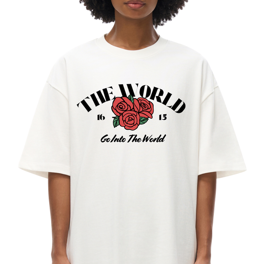 ROSE WORLD TEE (LIGHT COLORWAY)