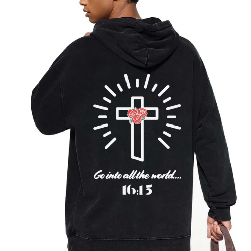 ROSE WORLD VINTAGE HOODIE